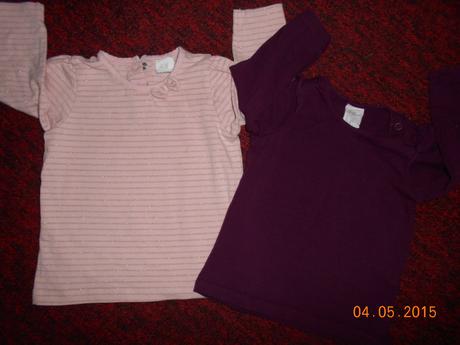 Trička dl rukav, h&m,68
