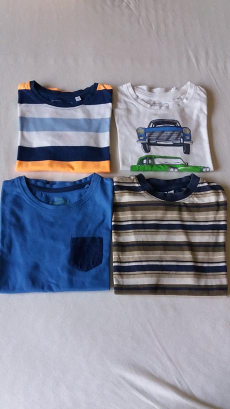 4x klučičí tričko vel.122, c&a,122