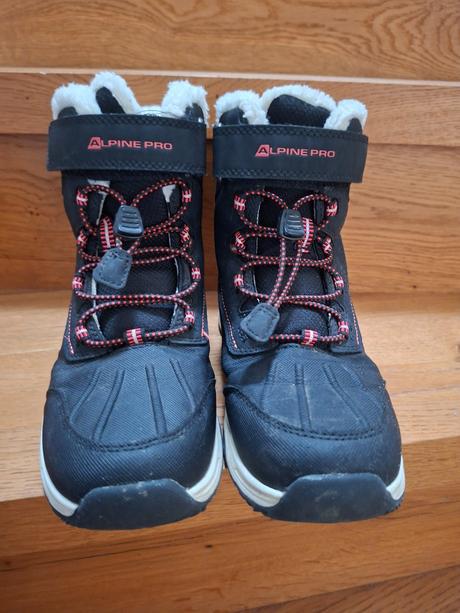 Alpine pro zimní zateplené nepromokavé boty č.34, alpine pro,34