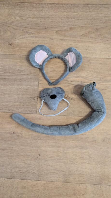 Ka353 karnevalový kostým myška - doplňky,