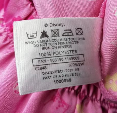 Saténové pyžamové kalhoty vel 98, disney,98
