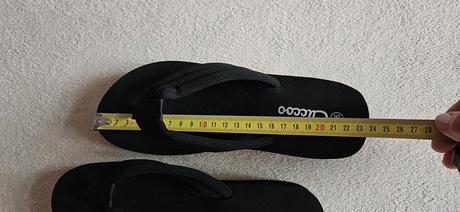 Dívčí letní pantofle, žabky, černé, vel.36, 36