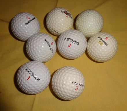 Golfové míčky 8 ks,