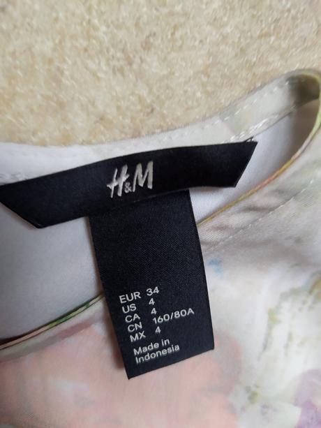 Barevná halenka, h&m,34