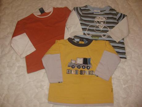 Trička s dlouhým rukávem, next,86