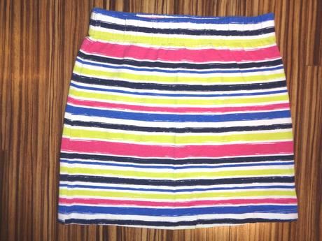 Krásná pruhovaná bavlněná sukně, 146