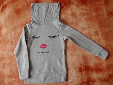 Mikina s prodlouženým rolákem 134/140, takko,134