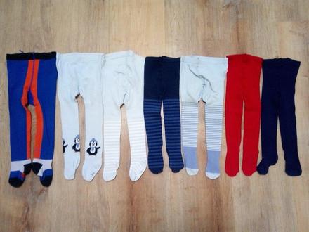 7 x punčocháče, vel 74/80, 80