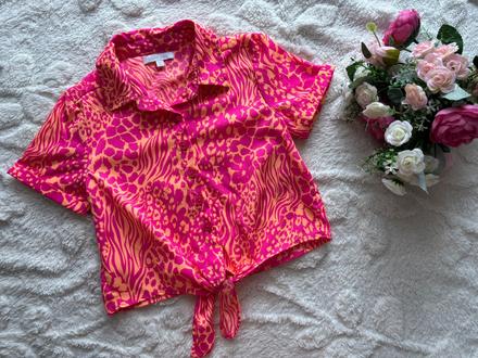 Košile letní crop top - v.7 let, bluezoo,122