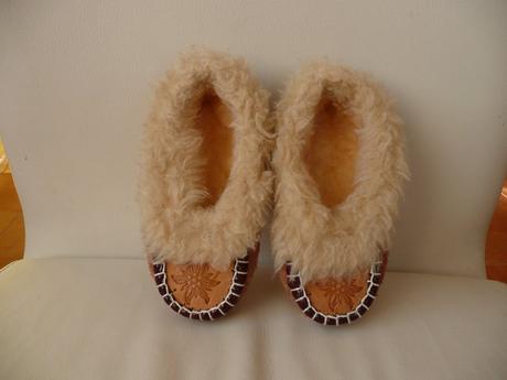 Kožešinkové papučky / bačkůrky, vel.20, 20