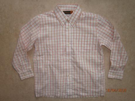 Chlapecká košile s dlouhým rukávem, vel. 122, 122
