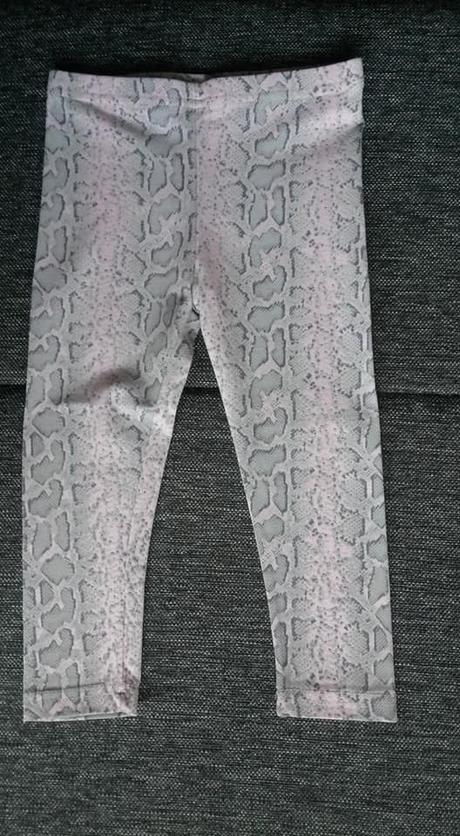 Vzorované bavlněné legíny vel. 98, girl2girl,98