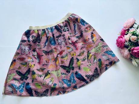 Sukně flitrová - v.134, h&m,134