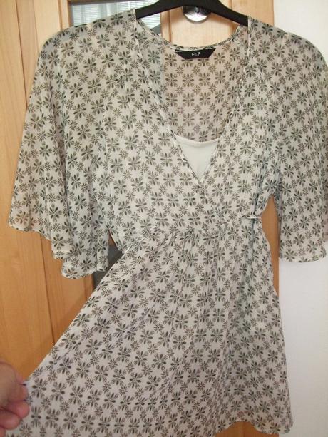 Elegantná tehotenská blúza/tunika s topom f&f, f&f,36