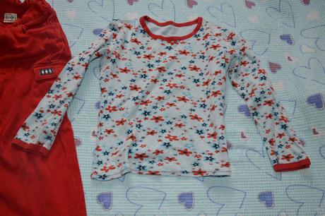 Silnější bavlněné kalhoty, nošeny jako outdoorové, h&m,116