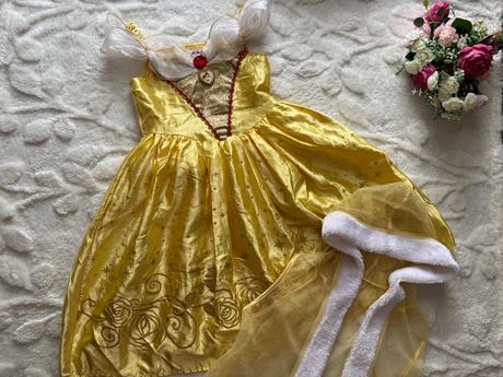 An11/ kostým kráska bell - v.3/4 roky zn. disney, 