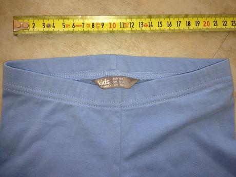 Modré 3/4 legíny 3-4roky 104cm lindex krajka dívka, lindex,104