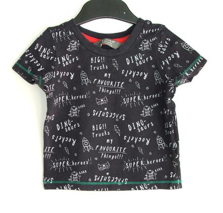 W198 chlapecké modré tričko vel. 80, primark,80