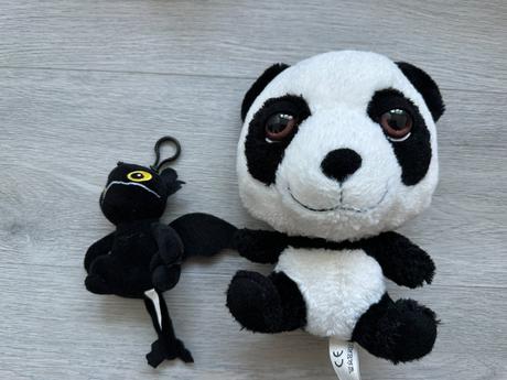 Plyšová panda, plyšový netopýr jak vycvičit , 2 ks, 
