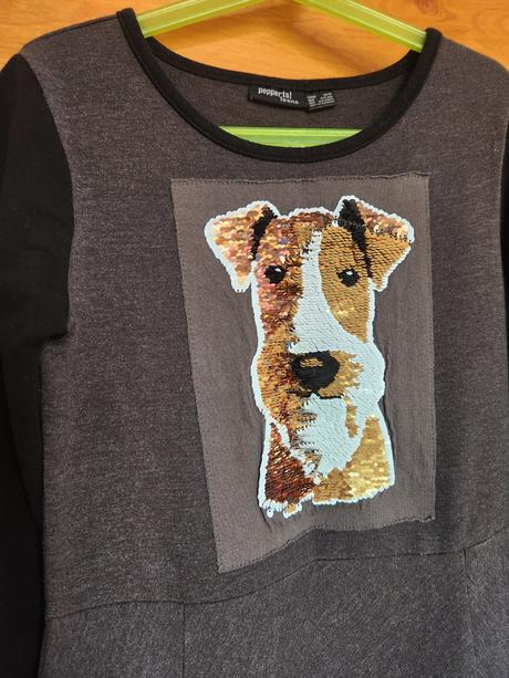 Šaty s flitrovým obrázkem vel. 152, pepperts,152