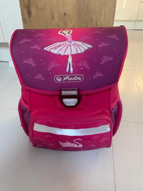 Aktovka a školská sada s balerínkou,