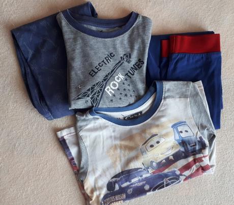 2x dětské chlapecké pyžamo, pyžamko, vel.98/104, lupilu,98