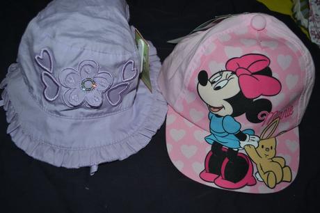 2x nový plátěný klobouček a kšiltovka,v.74-86, disney,74 / 80 / 86