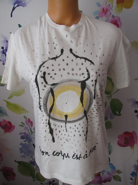 Bílé bavlněné dámské, dívčí tričko christian dior, m