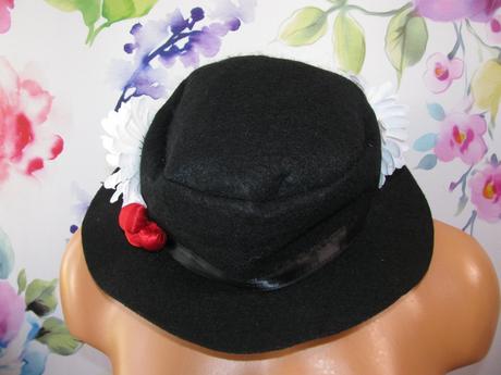 Karnevalový klobouk mary poppins,