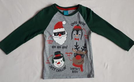 Dětské vánoční tričko s dlouhým rukávem, vel.104, 104