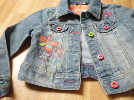 Vyšívaná riflová bunda george 5-6, george,116