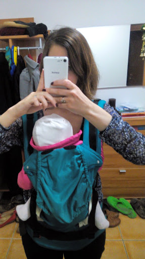 Nošení v Manduce - dělám to správně?