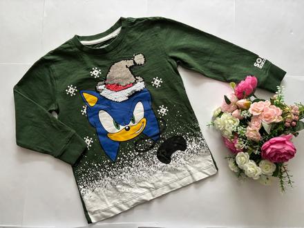 Triko vánoční sonic - v.3 roky zn. next, 98