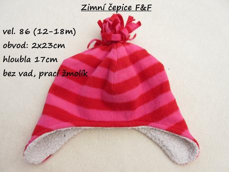 Zimní čepice zn. f&f, f&f,86