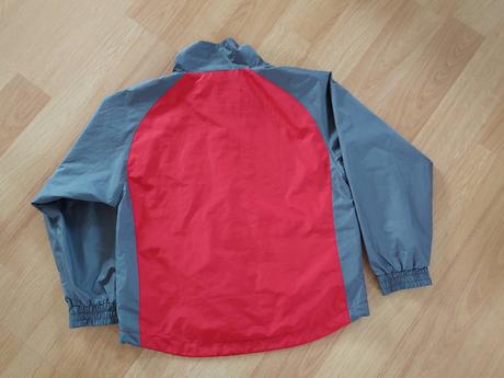 Bunda lewro, šedá-červená-bílá, vel. 140-146, lewro,140