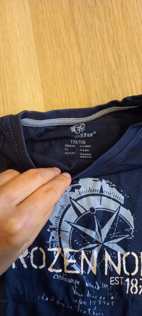 Triko dlouhý rukáv, lupilu,110