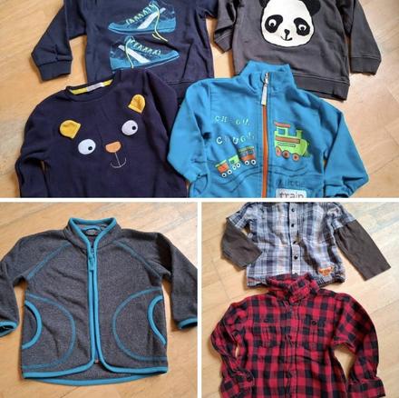 Mikiny a košile vel 92, setino,92