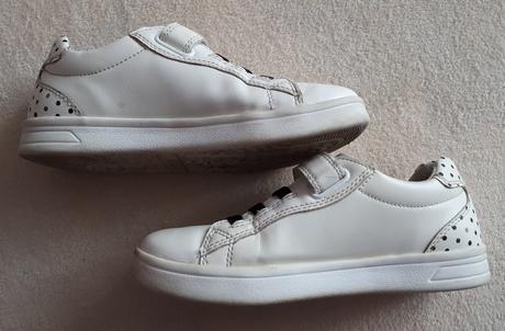 Dívčí boty, botky, bílé, geox, vel.32, geox,32