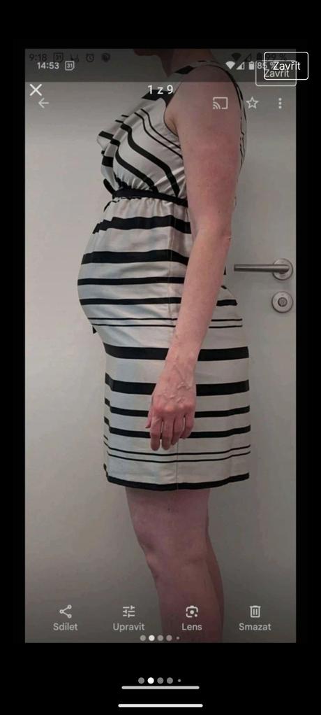 Společenské těhotenské šaty motherhood s(36), s