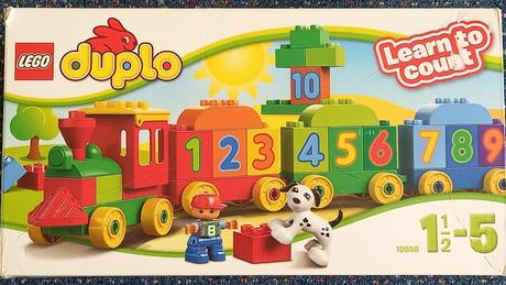 Lego duplo 10558 - vláček plný čísel.,