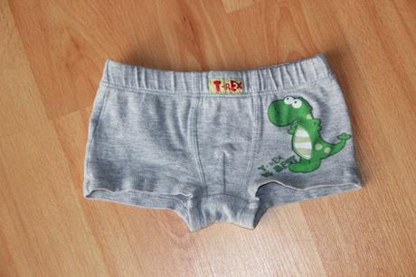 Boxerky t-rex - šedé, dinosaurus vel. 92, 92