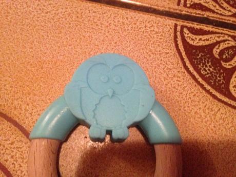 Dřevěné kousátko sovička, 