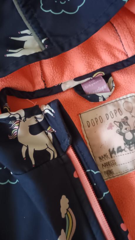 Softshellová bunda s jednorožci vel.116, dopodopo,116