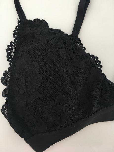 Bralette krajková podprsenka h&m, vel. s, h&m,70b