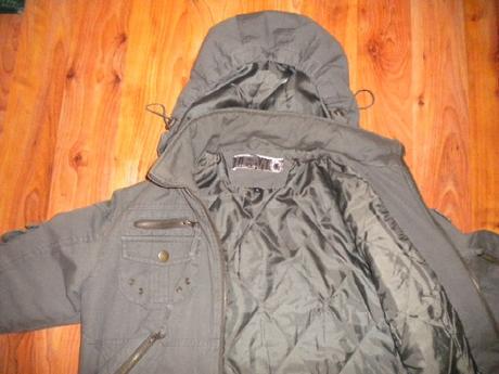 Přechodová  bunda s kapucí ve stylu safari, 170