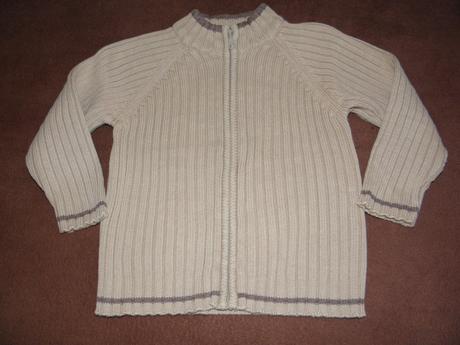 Béžový svetr na zip zn. cherokee vel.110, cherokee,110