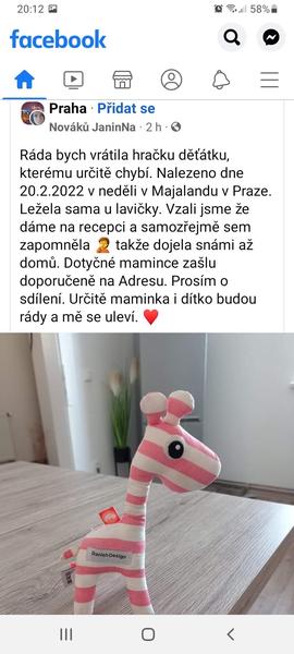 Nález hračky v Majaland Praha. Chybí někomu?