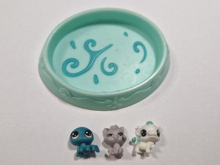 Littlest pet shop 3x mini s pelíškem, 