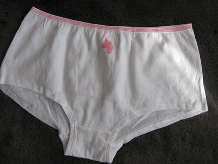 Bílé bavlněné kalhotky, george,164
