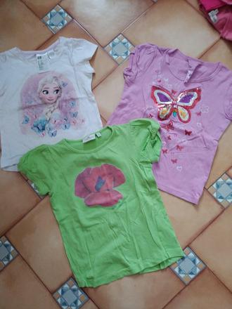 3x tričko, 104–116